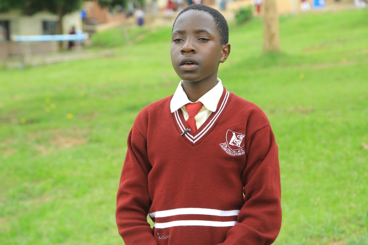 Student participating in iLead program